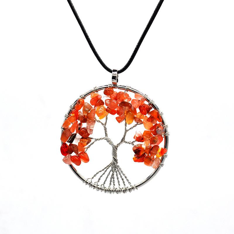 7 Chakra Life Tree Necklace